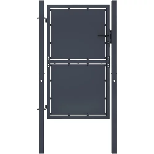 vrata čelična 100 x 150 cm antracit