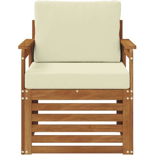  Set vanjskih sofa s jastukom Prirodna 71 x 63 x 73 cm Slike