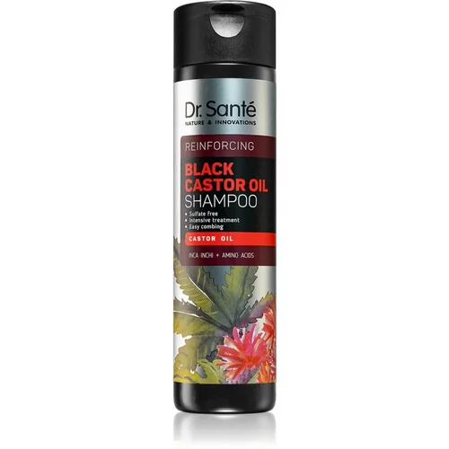Dr. Santé Black Castor Oil šampon za učvršćivanje za nježno čišćenje 250 ml