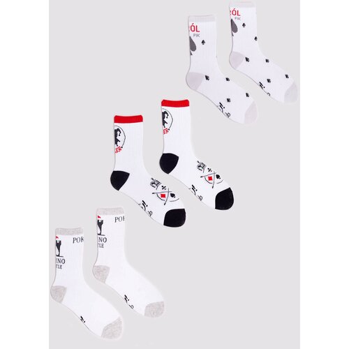 Yoclub Man's Men's Cotton Socks 3-Pack SKA-0070F-AA00 Slike