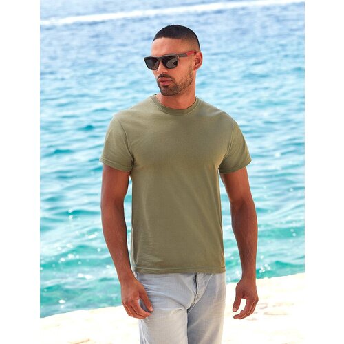 Fruit Of The Loom Olive Men&amp;#039;s T-shirt Original Slike
