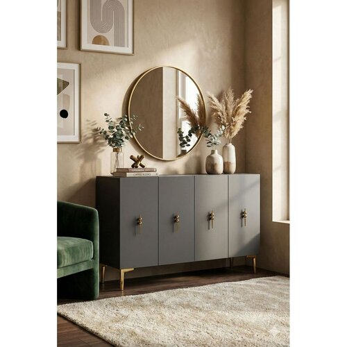Hanah home Salkım 120 - Anthracite, Gold Anthracite Gold Console Cene