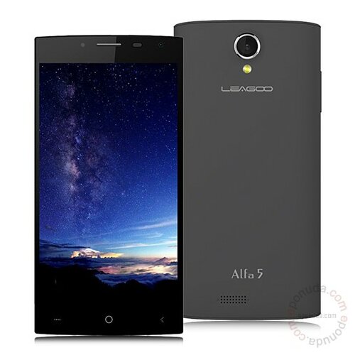 Leagoo Alpha 5 black mobilni telefon Slike