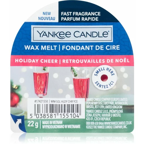 Yankee Candle Holiday Cheer vosak za aroma lampu 22 g