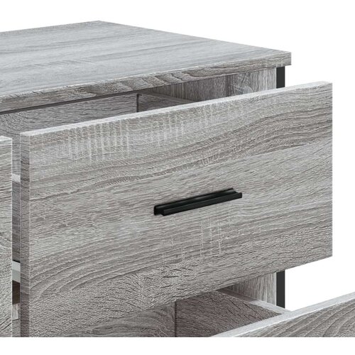 VidaXL Komoda boja hrasta sonome 91 x 35,5 x 74,5 cm konstruirano drvo Slike