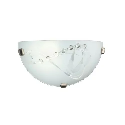 Ferotehna zidna svjetiljka Serenity (60 W, D x Š x V: 300 x 80 x 150 mm, Bijela-prozirna, E27)