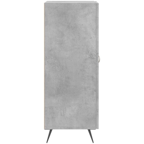  Komoda siva boja betona 34,5x34x90 cm od konstruiranog drva Slike