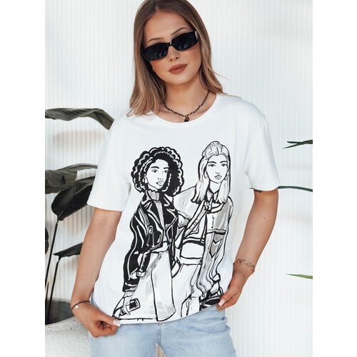 DStreet T-shirt damski COMIS biały Slike