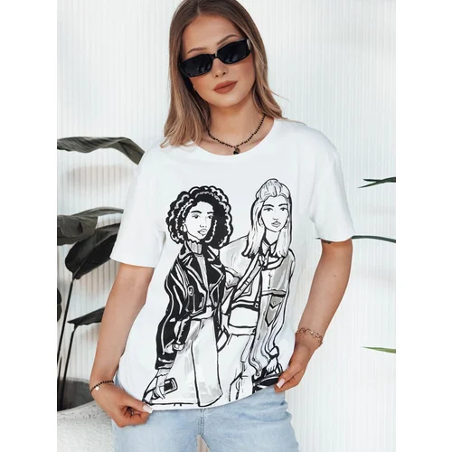 DStreet T-shirt damski COMIS biały