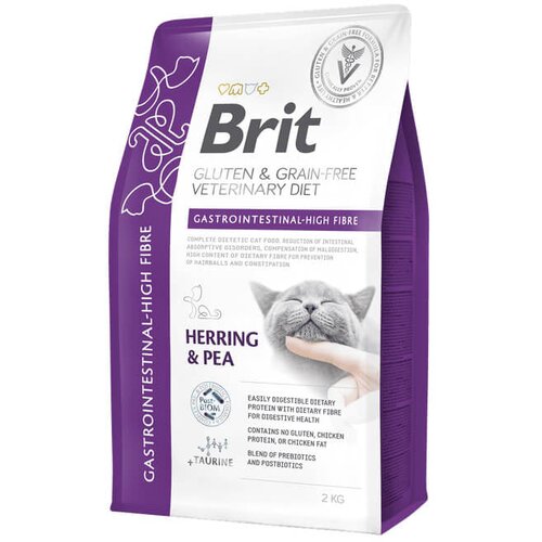 Brit veterinary diet Brit GF Veterinarska dieta za mačke - Gastrointestinal High Fibre 2 kg Cene