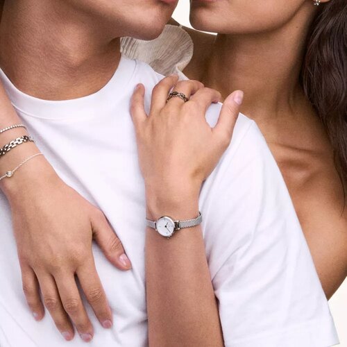 Daniel Wellington Sat za žene, boja: srebrna, DW00100746 Cene