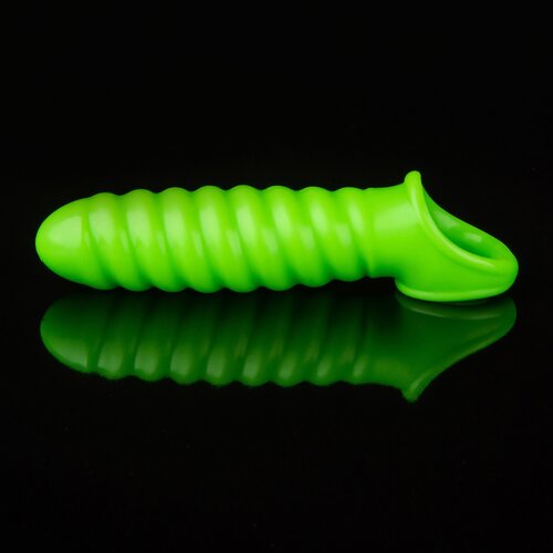 Ouch! Glow in the Dark Swirl Stretchy Penis Sleeve Slike