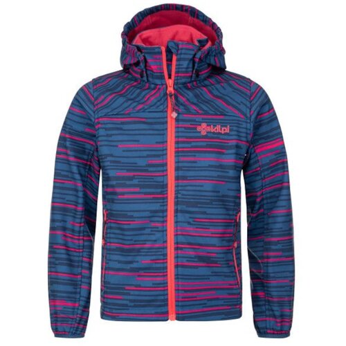Kilpi Girl&amp;#039;s softshell jacket RAVIA-JG DARK BLUE Slike