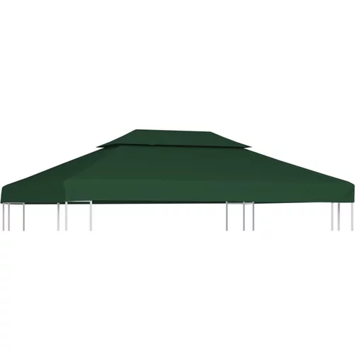  Nadomestna streha za paviljon 310 g/m² zelena 3x4 m