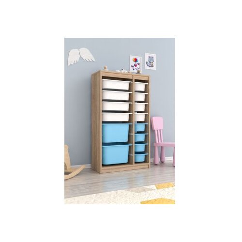 Hanah home vi&amp;scaron;enamenske police montana xs 2D4N8U sonomo white blue Slike