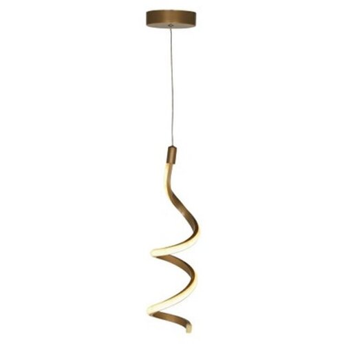 VISILICA Kovinska LED viseča svetilka v bronasti barvi &amp;oslash; 12 cm Hilton &amp;ndash; Slike