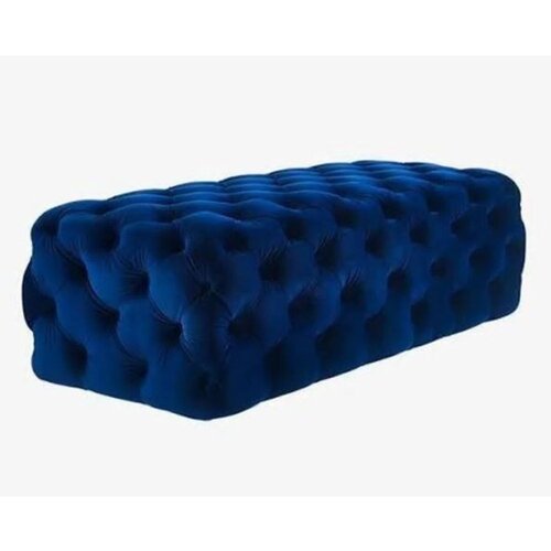 Woody Fashion tabure nilka kapitone pouffe 120 dark blue Cene