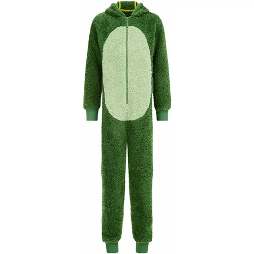 WE Fashion Pižama zelena / svetlo zelena