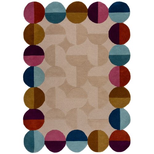 Flair Rugs Bež ručno rađen vunen tepih 200x290 cm Mia Textured Scallop – Cijene