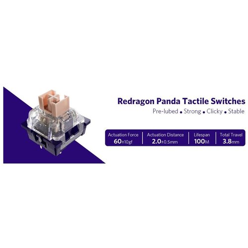 Redragon KEYBOARD SWITCH - PANDA A113 HP1 Cijene