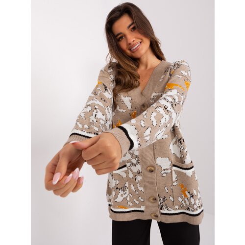 BADU Cardigan-BA-SW-8045.30X-dark beige Cijene
