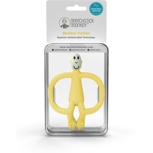 Matchstick monkey grizalo Monkey z masažno ščetko yellow Cene