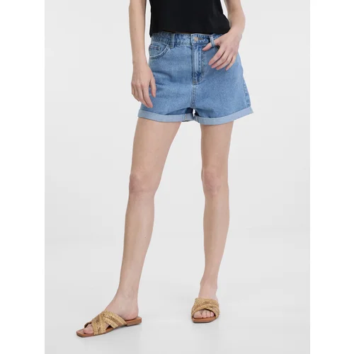 Orsay Light Blue Women's Denim Shorts - Women's