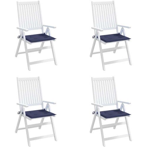  Jastuci za palete 4 kom modri 40x40x4 cm od tkanine Oxford Slike