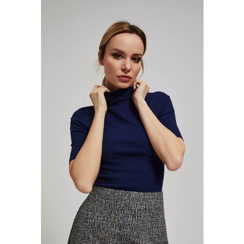 Moodo Ribbed turtleneck blouse Cijene