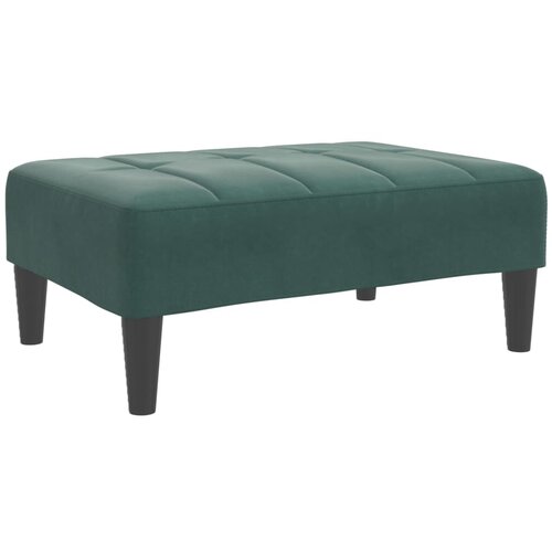 VidaXL Stolček za noge temno zelen 77x55x31 cm žamet, (21228670) Slike
