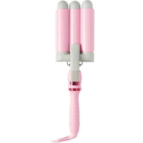 Mermade Pro Waver 32 mm kodralnik za trojne kodre za lase Pink 1 kos Slike