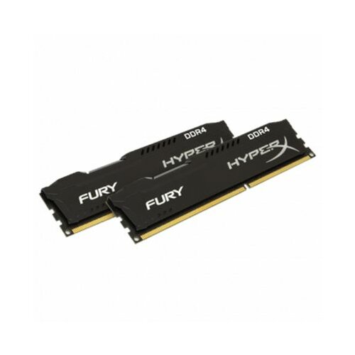 Kingston HYPERX Fury Black 16GB kit (2x8GB) DDR4 2666MHz CL16 - HX426C16FB2K2/16 ram memorija Slike