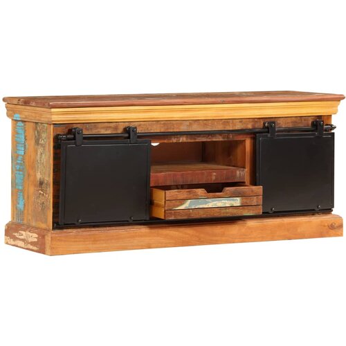 Maison Chic TV omarica - TV stojalo - Televizijska omarica 110x30x45 cm trden predelan les, (21699924) Slike