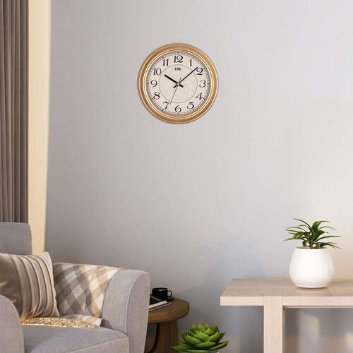 Wallity Zidni sat Alfa, 31x31 cm, zlatne boje Cene