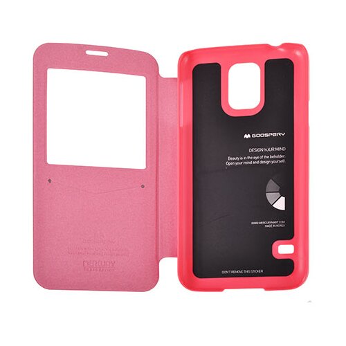  Preklopni ovitek / etui / zaščita Mercury Easy View Cover za Samsung Galaxy S5 G900 / S5 Neo G903 - roza Cene
