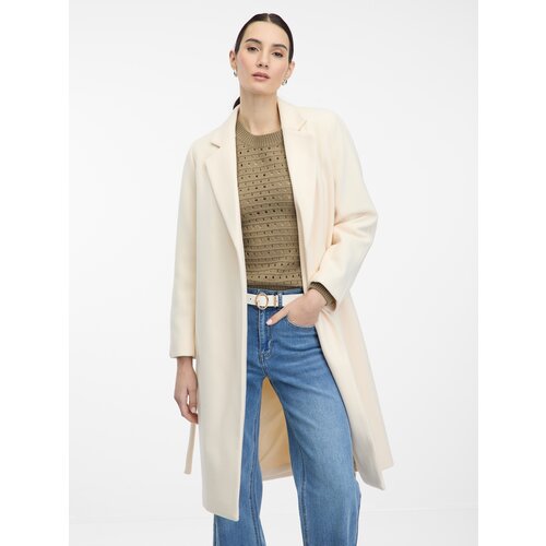 Orsay Cream women&amp;#039;s coat - Women&amp;#039;s Slike