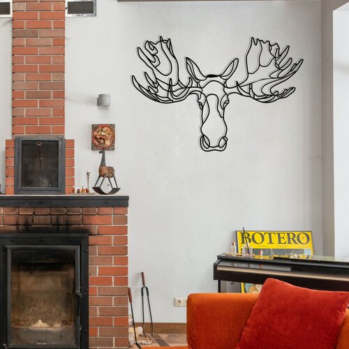 Wallity zidna dekoracija vaveyla 2, 70 x 47 cm, crna Cene
