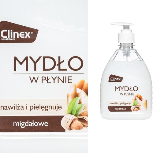 Clinex Vlažilno tekoče milo za roke z vonjem mandlja Liquid Soap 500ML, (21386032) Cene