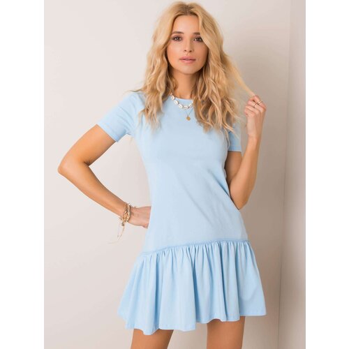 RUE PARIS Dress-RV-SK-5631.02X-Light Blue Cene