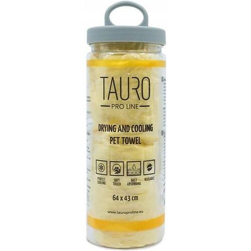 Tauro Pro Line Peškir za ljubimce Drying & Cooling, 64x43cm, Žuti Cene