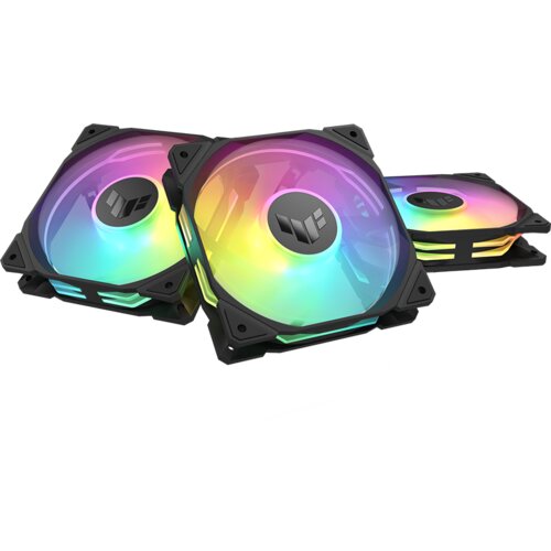 Asus TUF Gaming TR120 ARGB Reverse ventilatorji, 3x 120mm PWM, črni - 90DA00D0-B09020 Cene