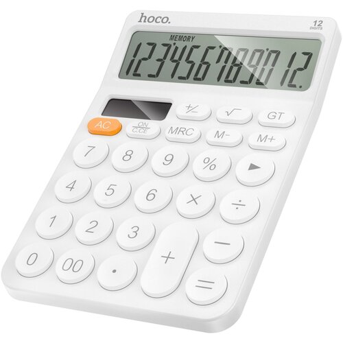 hoco. Digitalni kalkulator 12 mestni na dvojno napajanje bel Cene