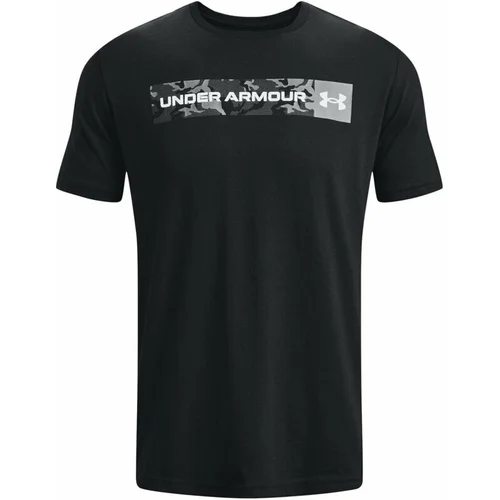 Under Armour Men's UA Camo Chest Stripe Short Sleeve Black/White M Under Armour Men's UA Camo Chest Stripe Short Sleeve Black/White M