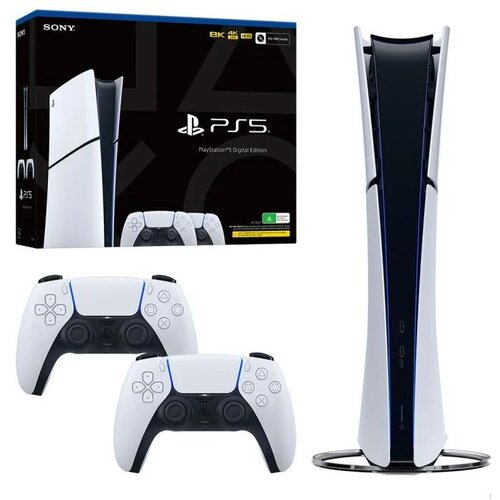 Sony Konzola PlayStation 5 Slim PS5 Digital Edition + 2x DualSense Wireless Controller Cene