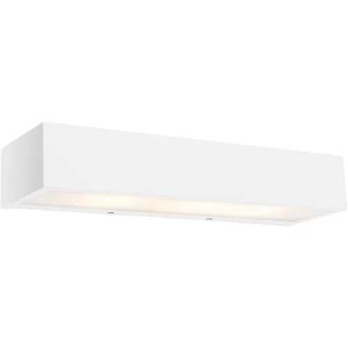 QAZQA Dizajn podolgovate stenske svetilke bela 35 cm - Houx