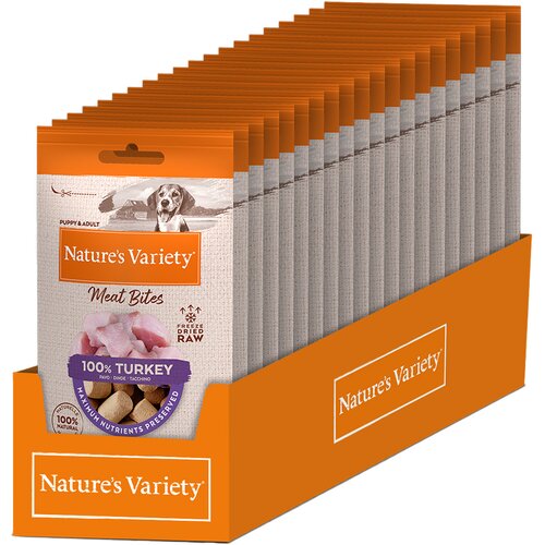 Nature's Variety liofilizirani pasji pribolj&scaron;ki - Puran 20 x 20 g Cene