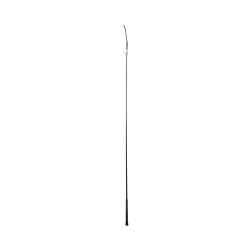 FLECK Dresurna šiba iz najlona s-ročajem 110 cm - Črna