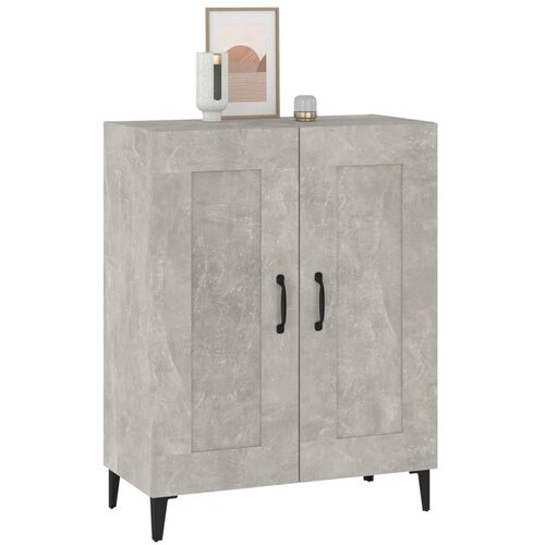  Komoda siva boja betona 69,5 x 34 x 90 cm od konstruiranog drva Slike