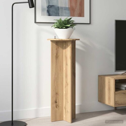  Stalak za biljke 2 pcs Hrast artisan Ø40 x 100 cm Cene