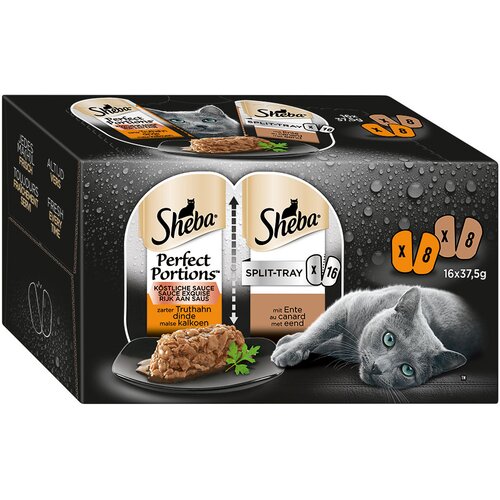 Sheba Mega pakiranje Perfect Portions 32 x 37,5 g - Fina pa&amp;scaron;teta: losos i piletina Slike
